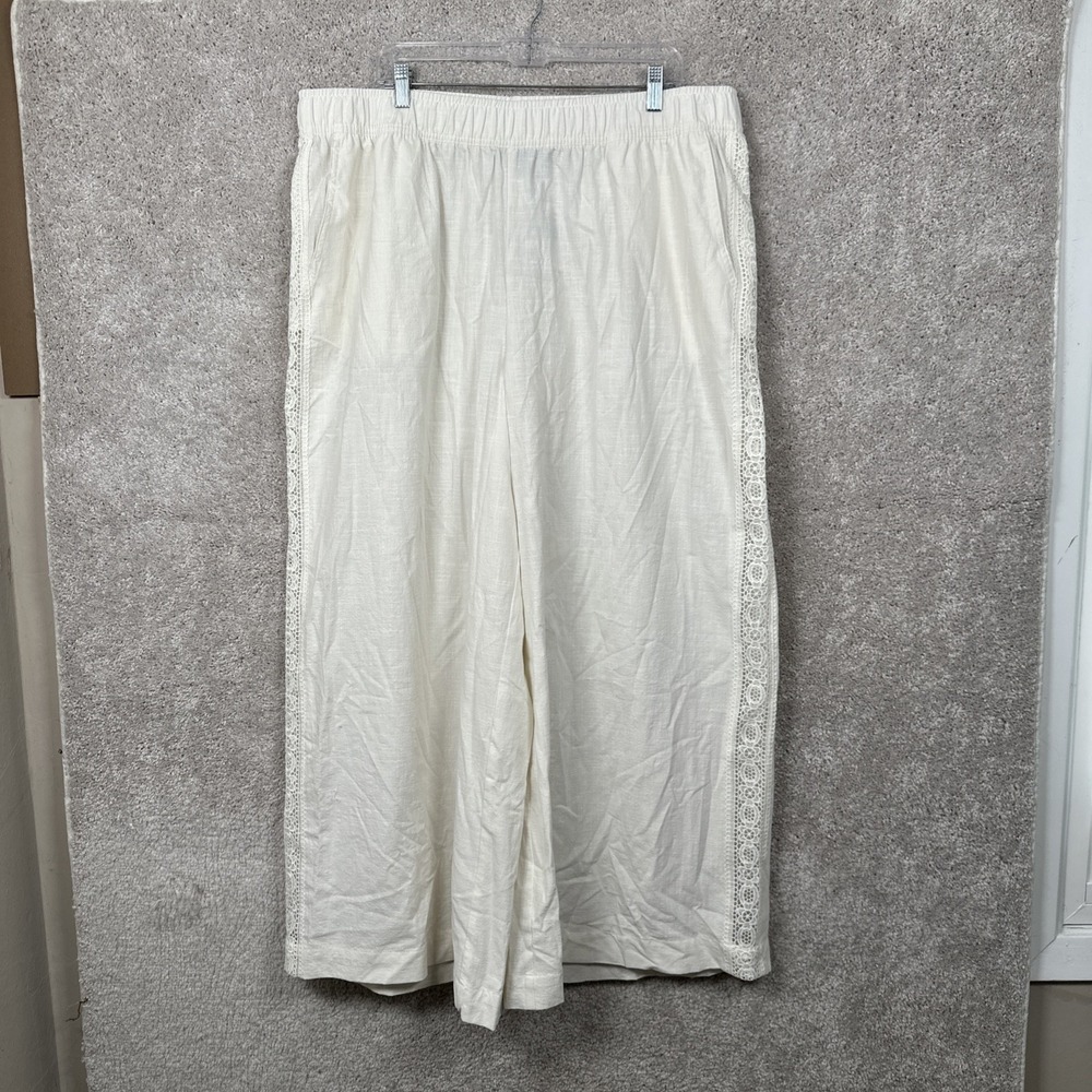 Torrid Women's High Rise Elastic Waisted Pullover Wide Leg Beach Pants Size 2X